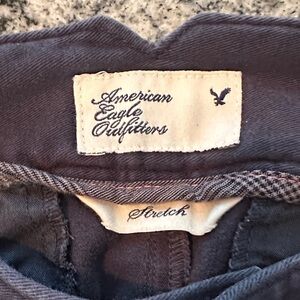 Y2K American Eagle Outfitters Navy Stretch Pants